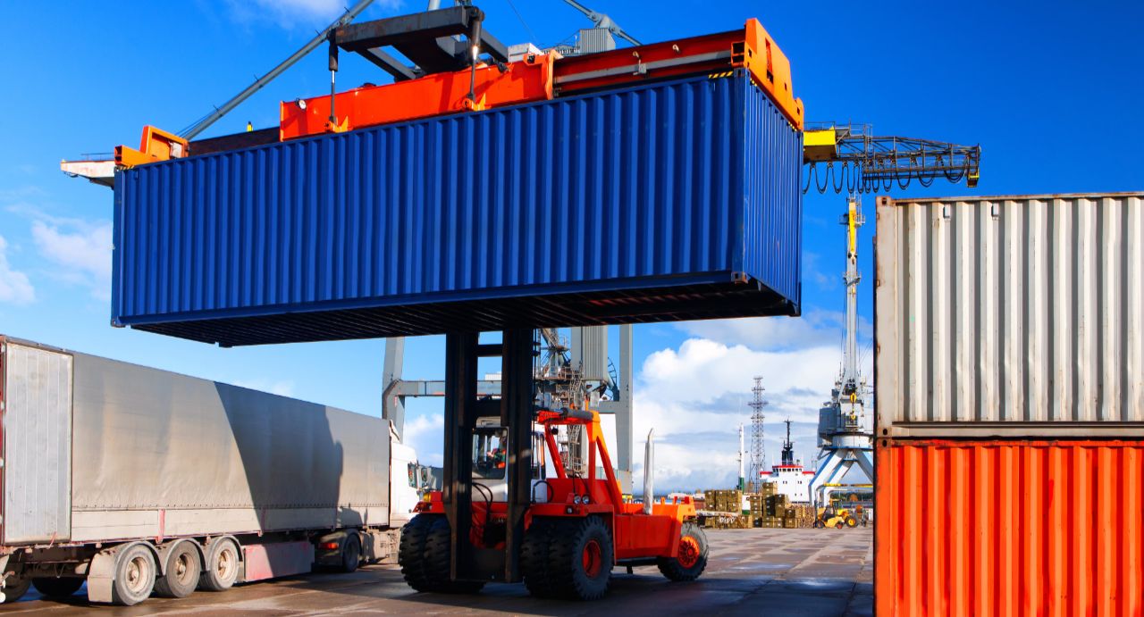 Shipping containers overseas